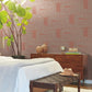Zulu Thread Coral & Glint Wallpaper