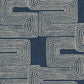 Zulu Thread Midnight & Silver Wallpaper