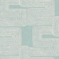 Zulu Thread Azure & Gold Wallpaper