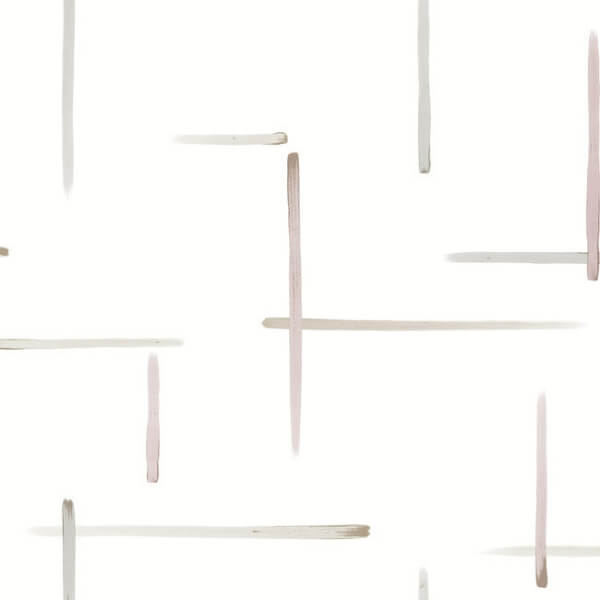 Gilded Sumi-E Orchid & Glint Wallpaper
