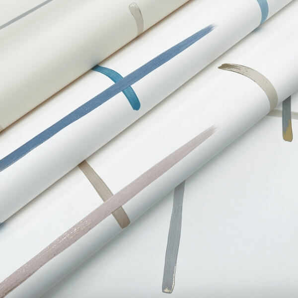 Gilded Sumi-E Neutral & Glint Wallpaper