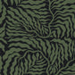 Fern Fronds Black & Green Wallpaper
