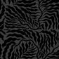Fern Fronds Black Wallpaper