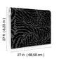 Fern Fronds Black Wallpaper