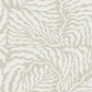 Fern Fronds Taupe & White Wallpaper