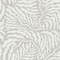 Fern Fronds Grey & White Wallpaper