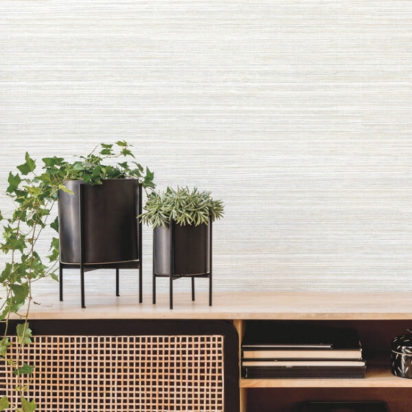 Fountain Grass Ivory Wallpaper