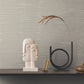 Water Reed Thatch Clay & Silver Wallpaper