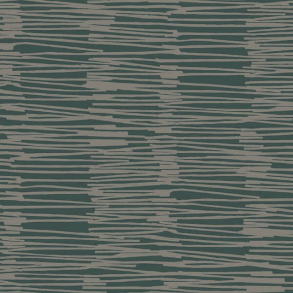 Water Reed Thatch Forest & Silver Wallpaper