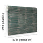 Water Reed Thatch Forest & Silver Wallpaper