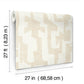 Modern Tribal Caramel & Cream Wallpaper
