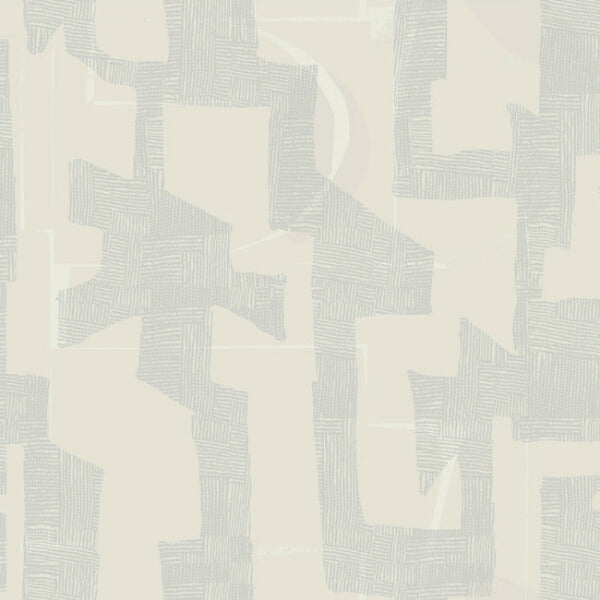Modern Tribal Neutral & Grey Wallpaper