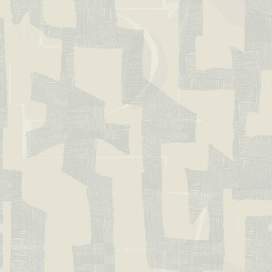 Modern Tribal Neutral & Grey Wallpaper