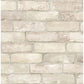 Limewashed Bone Weathered Brick Wallpaper