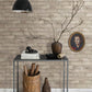 Limewashed Bone Weathered Brick Wallpaper