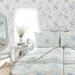 Everblooming Rosettes Dreamy Sky Cabbage Rose Bouquets Wallpaper