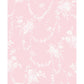 Chandelier Gates Easter Pink Floral Drape Wallpaper