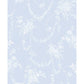 Chandelier Gates Blue Gemstone Floral Drape Wallpaper
