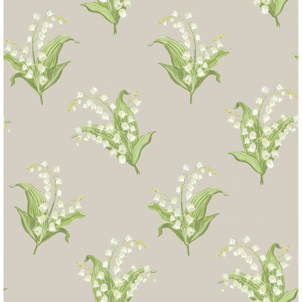 Farmington Stone Lily of the Valley Wallpaper