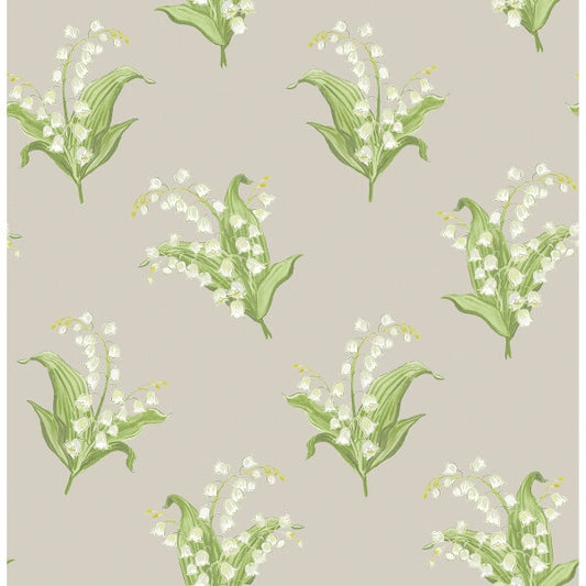 Farmington Stone Lily of the Valley Wallpaper