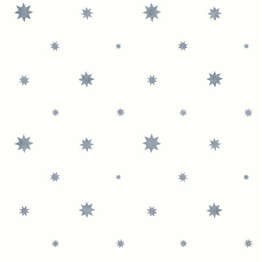 Henry Blue Starburst Wallpaper