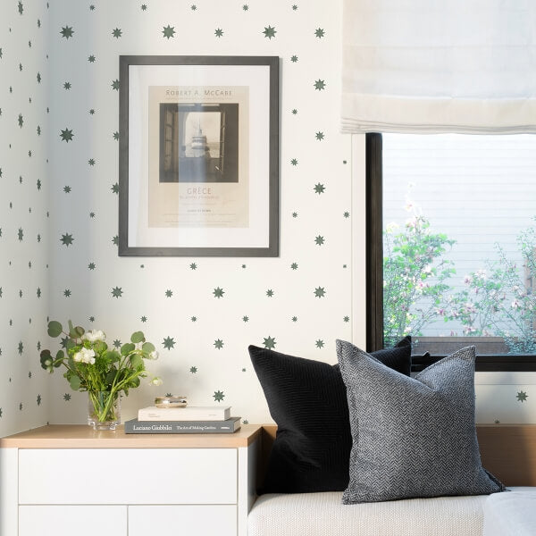 Henry Green Starburst Wallpaper
