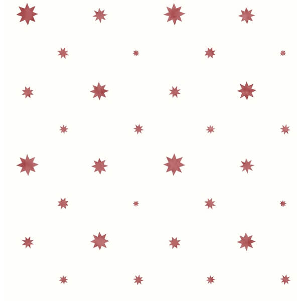 Henry Red Starburst Wallpaper