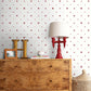 Henry Red Starburst Wallpaper
