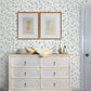 Betsy Blue Heather Floral Trail Wallpaper