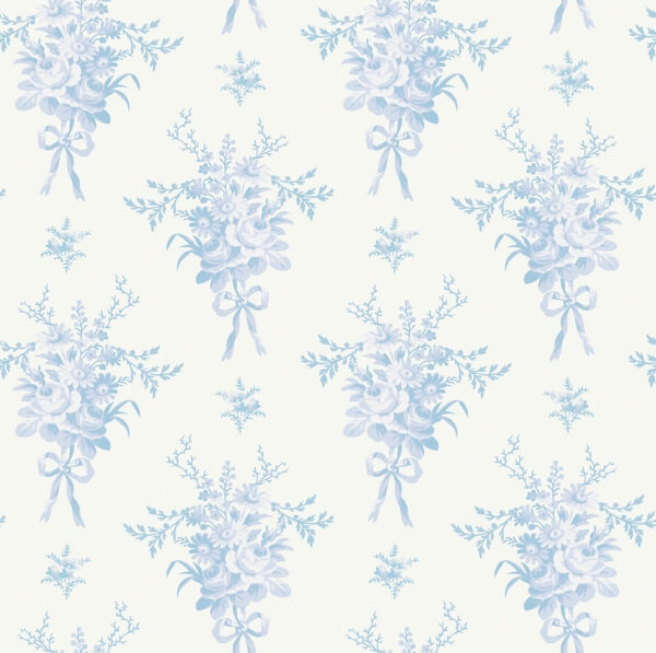 Rosie Arrangements Icey Winters Bouquet Toss Wallpaper