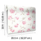 Ribbon Rosa Chateau Rose Loose Roses Wallpaper