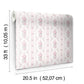 Dreamy Days Pink Parfait Stripe & Floral Wallpaper