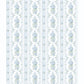 Dreamy Days Sweet Blue Stripe & Floral Wallpaper