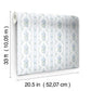 Dreamy Days Sweet Blue Stripe & Floral Wallpaper