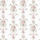 Rose Cheeks Party Pink Floral Cluster Wallpaper