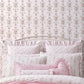 Rose Cheeks Party Pink Floral Cluster Wallpaper