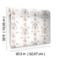 Rose Cheeks Party Pink Floral Cluster Wallpaper