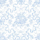 Fairytale Blissful Blue Toile Wallpaper