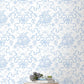 Fairytale Blissful Blue Toile Wallpaper