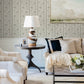 Edgemoor Sage Jacobean Stripe Wallpaper