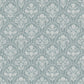 Frances Blue Fishscale Wallpaper