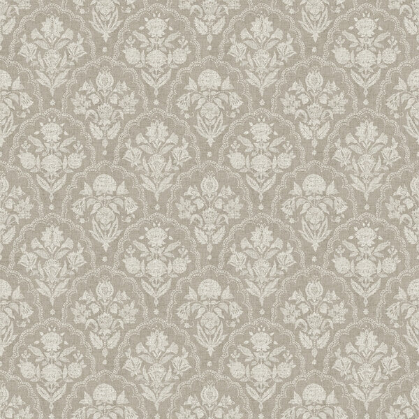 Frances Taupe Fishscale Wallpaper