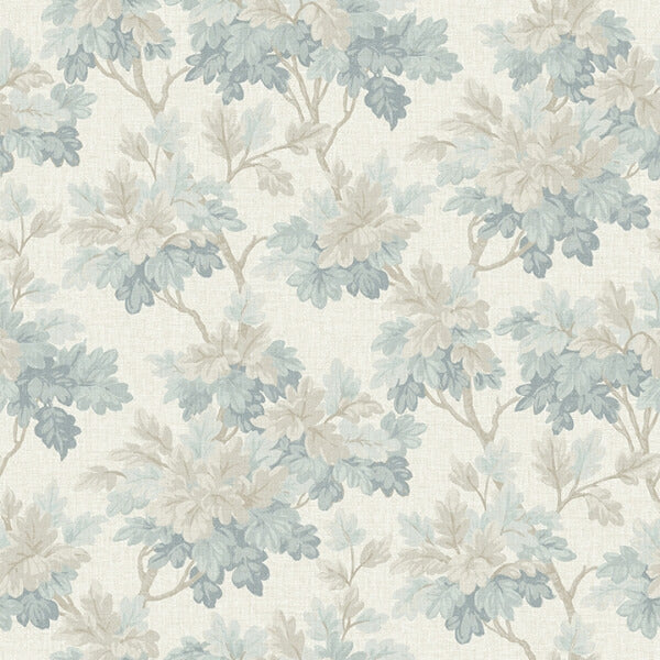 Oakcliff Blue Leaf Trail Wallpaper