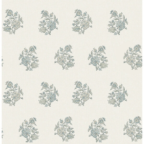 Overbrook Sage Bouquet Toss Wallpaper