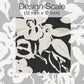 Brushstroke Floral Black Wallpaper