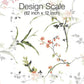 Blossom Branches White & Red Wallpaper