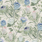 Protea Cream & Blue Wallpaper