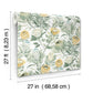 Protea White & Yellow Wallpaper