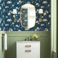 Dogwood Navy Wallpaper