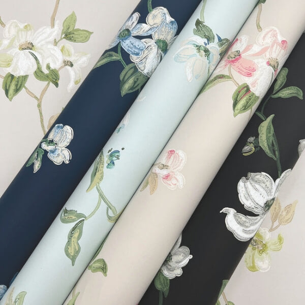 Dogwood Light Grey Wallpaper